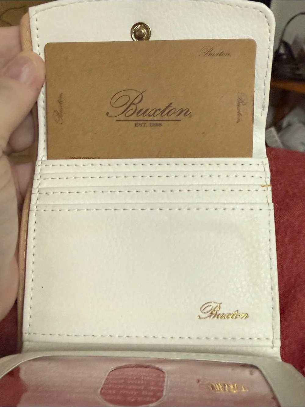 Buxton leather wallet BNWT